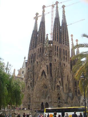 Image of la sacrada familia in Barcelona